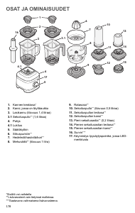 Käyttöohje KitchenAid 5KSB4026EMS Tehosekoitin