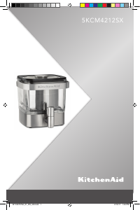 Käyttöohje KitchenAid 5KCM4212SX Kahvikone