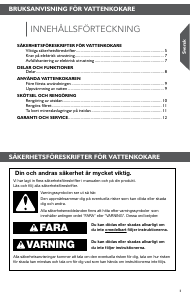 Bruksanvisning KitchenAid 5KEK1222EAC Vattenkokare