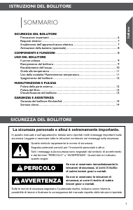 Manuale KitchenAid 5KEK1722EAC Bollitore