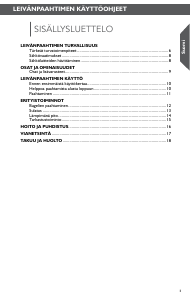 Käyttöohje KitchenAid 5KMT2116EOB Paahdin