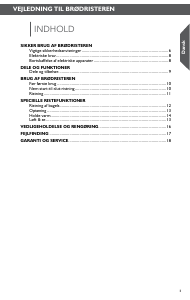 Brugsanvisning KitchenAid 5KMT2116EOB Brødrister