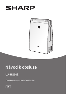 Manuál Sharp UA-HG30E-B Čistička vzduchu