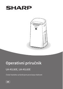 Priručnik Sharp UA-KIL60E-W Pročišćivač zraka