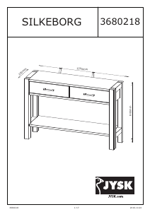 Hướng dẫn sử dụng JYSK Silkeborg Bàn bên hông