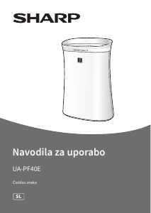 Priročnik Sharp UA-PF40E-W Čistilec zraka