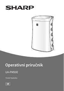 Priručnik Sharp UA-PM50E-B Pročišćivač zraka