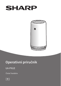 Priručnik Sharp UA-PN1E-W Pročišćivač zraka