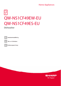 Mode d’emploi Sharp QW-NS1CF49EW-EU Lave-vaisselle