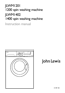 Manual John Lewis JLWM 1201 Washing Machine