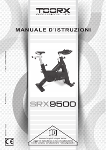 Manuale Toorx SRX-9500 Cyclette