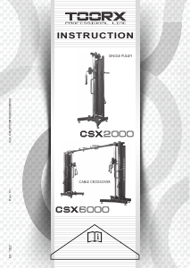 Handleiding Toorx CSX-2000 Fitnessapparaat