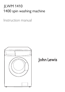Handleiding John Lewis JLWM 1410 Wasmachine