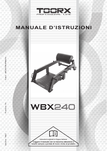 Manuale Toorx WBX-2400 Stazione multifunzione