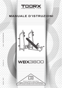 Manuale Toorx WBX-3800 Stazione multifunzione