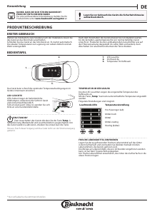 Handleiding Bauknecht KDI 26502 Koel-vries combinatie