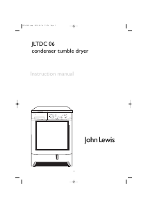 Manual John Lewis JLTDC 06 Dryer
