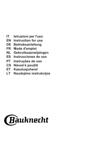 Handleiding Bauknecht BVH 2065B F KIT Kookplaat