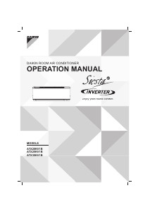 Manual Daikin ATX35KV1B Air Conditioner
