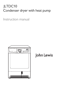 Manual John Lewis JLTDC 10 Dryer