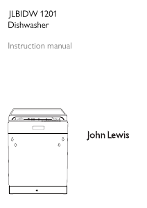 Handleiding John Lewis JLBIDW 1201 Vaatwasser