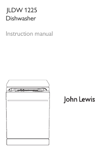 Handleiding John Lewis JLDW 1225 Vaatwasser