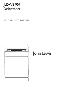 Handleiding John Lewis JLDWS 907 Vaatwasser