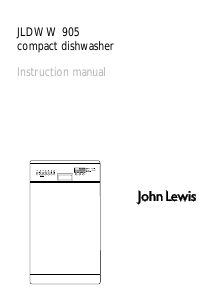 Handleiding John Lewis JLDWW 905 Vaatwasser