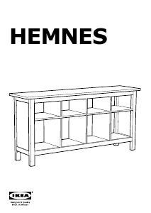 사용 설명서 이케아 HEMNES 협탁