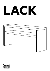 Käyttöohje IKEA LACK Apupöytä