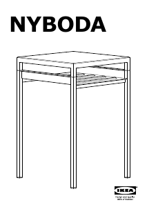 Manual IKEA NYBODA Masa laterală