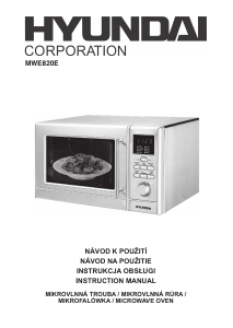 Manual Hyundai MWE820E Microwave