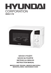 Manual Hyundai MWE2117W Microwave