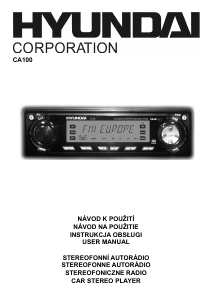 Manual Hyundai CA 100 Car Radio