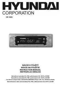 Manual Hyundai CR 1005 Car Radio