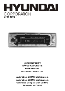 Manual Hyundai CRM 1002 Car Radio