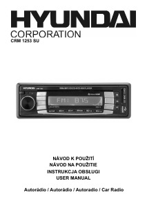 Manual Hyundai CRM 1253 SU Car Radio