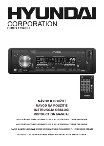 Manual Hyundai CRMB 1734 SU Car Radio