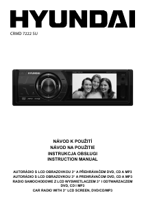 Manual Hyundai CRMD 7222 SU Car Radio