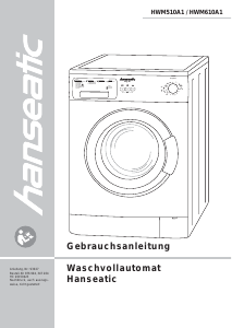 Bedienungsanleitung Hanseatic HWM 510 A1 Waschmaschine