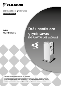 Vadovas Daikin MCK55WVM Oro valytuvas