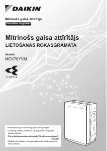 Rokasgrāmata Daikin MCK70YVM Gaisa attīrītājs