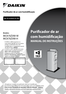 Manual Daikin MCK70ZVM-H Purificador de ar