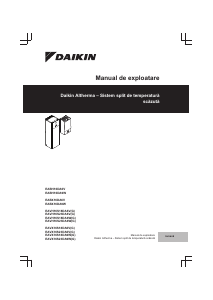 Manual Daikin EABH16DF9W Pompa de caldura