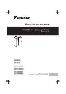 Manual Daikin EABX16DA6V Bomba de calor