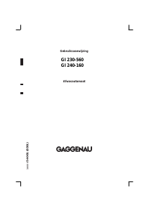 Handleiding Gaggenau GI 230-560 Vaatwasser