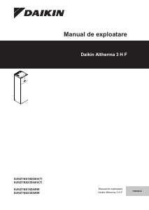 Manual Daikin EAVZ16S23DA6V Pompa de caldura