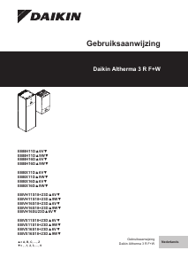 Handleiding Daikin EBBH11DF6V Warmtepomp