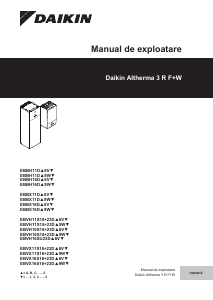 Manual Daikin EBVX11S23DJ9W Pompa de caldura