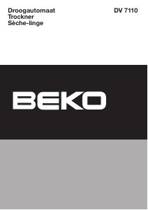 Hướng dẫn sử dụng BEKO DV 7110 Máy sấy